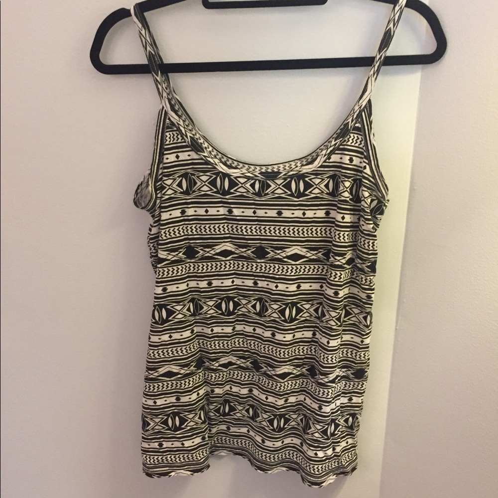 Black and White Tank